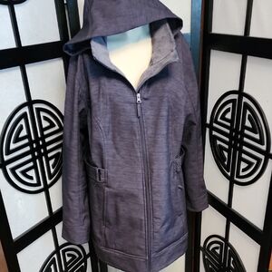 Stylish Gray Hooded Jacket